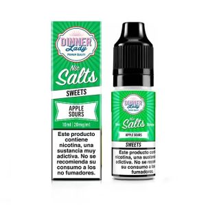 Apple Sours 10ml 20mg Bar Salt Dinner Lady