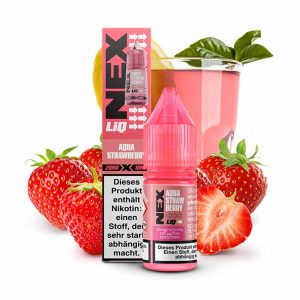 Aqua Strawberry 10PCS BOX 10ml 20mg NEXLIG Pod Salt