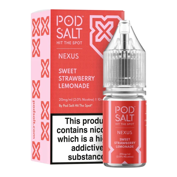 Sweet Strawberry Lemonade 5PCS Box 10ml 20mg Pod Salt Nexus