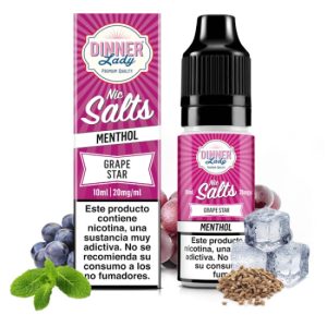 Grape Star 10ml 20mg Bar Salt Dinner Lady