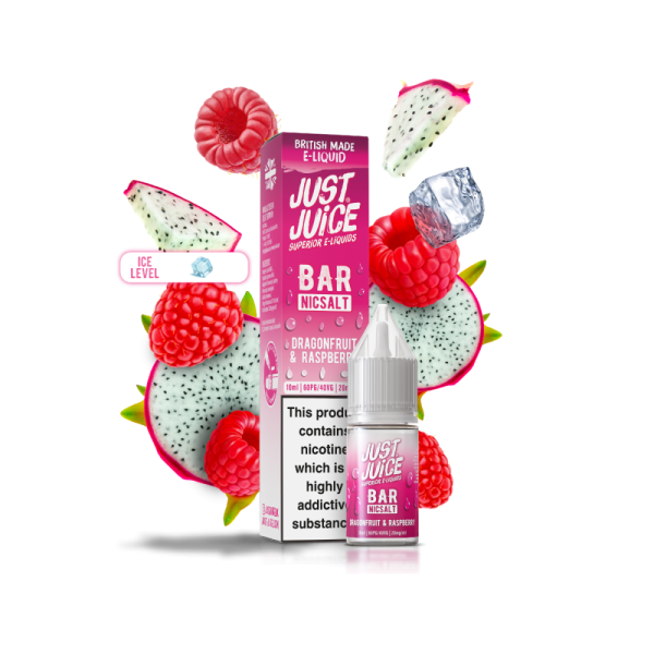 DRAGONFRUIT & RASPBERRY 20mg 10ml BAR Just Juice