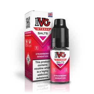 Strawberry Sensation 10ML 20MG IVG INTENSE SALTS